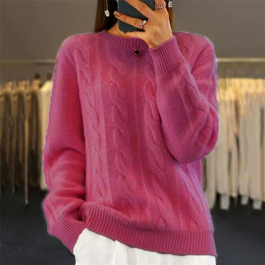 🔥✨【Jesienny nowy styl】【S-2XL】2025 Jednolity kolor Wysokiej jakości miękki i wygodny wełniany sweter