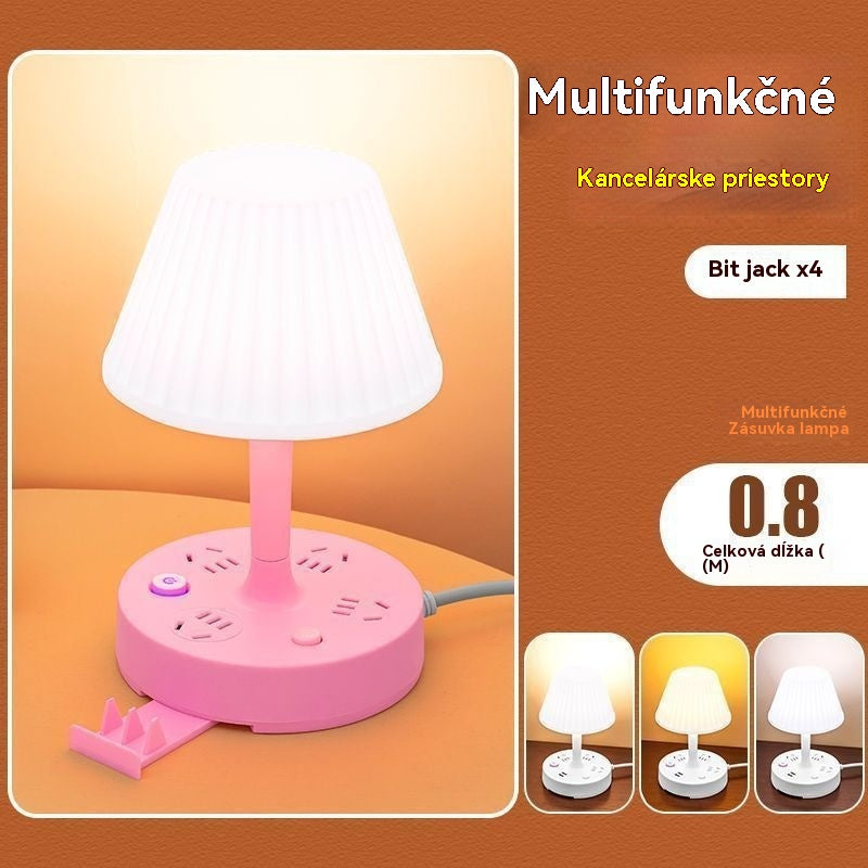 ✨🎁【Časovo obmedzená ponuka】【Bezplatný adaptér na zástrčku】💡Multifunkčné nočné svetlo so zabudovaným predlžovacím káblom: praktické, štýlové a priestorovo úsporné!