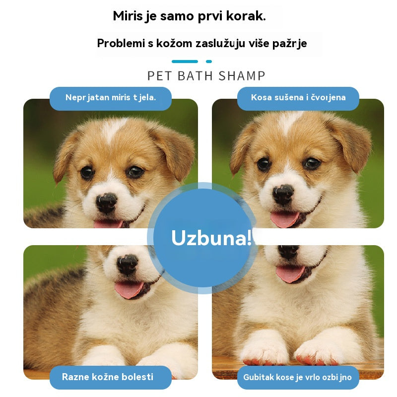 🐱【400 ml + ručnik + čelični češalj】🐈 Bez ispiranja, nježna deodorizirajuća pjena na biljnoj bazi za kućne ljubimce – Za svježinu i čistoću, pogodna za mačke i pse