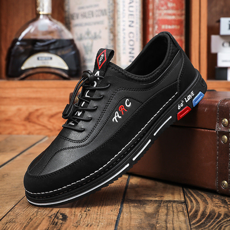 💯🔥🔥【39-48】Los zapatos de negocios casuales para hombre están hechos de cuero impermeable y resistente a las manchas con una suela suave para un uso cómodo.