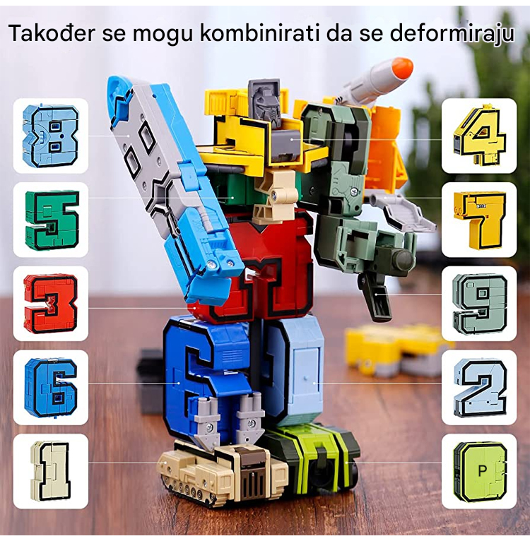 🧩 Transformacijske igračke sa slovima i brojevima za djecu – 🚗 Zabava, kreativnost i učenje u jednom · 🔥 50% popusta · Brza dostava