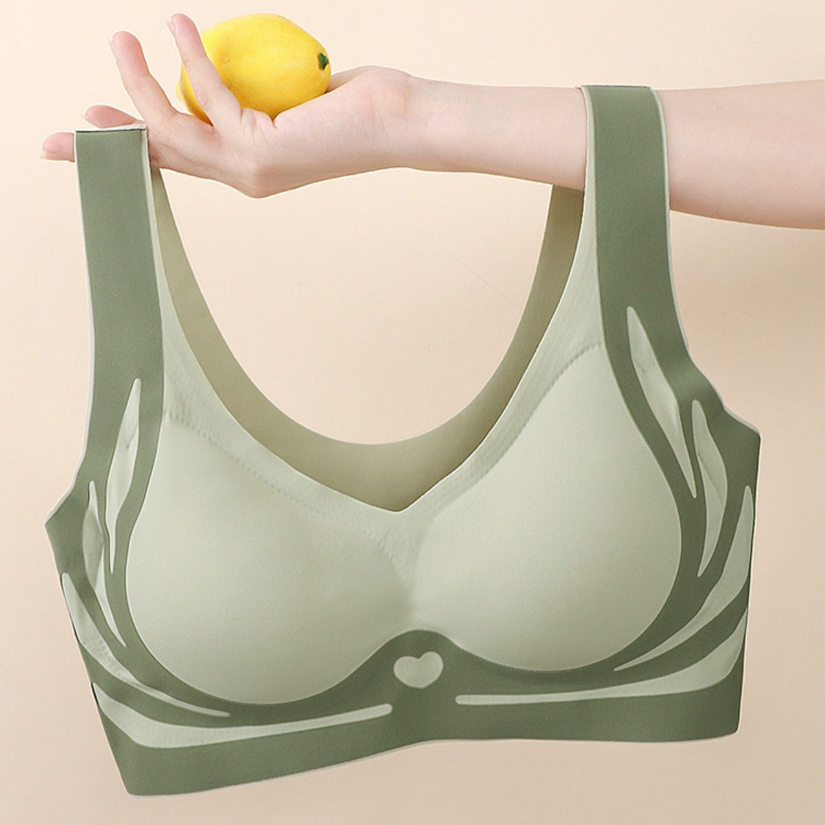😍【Пакет от 4】Безжичен сутиен от чист памук за жени – удобен, мек, дишащ и безшевен за комфорт през целия ден❤️【40-85 кг】