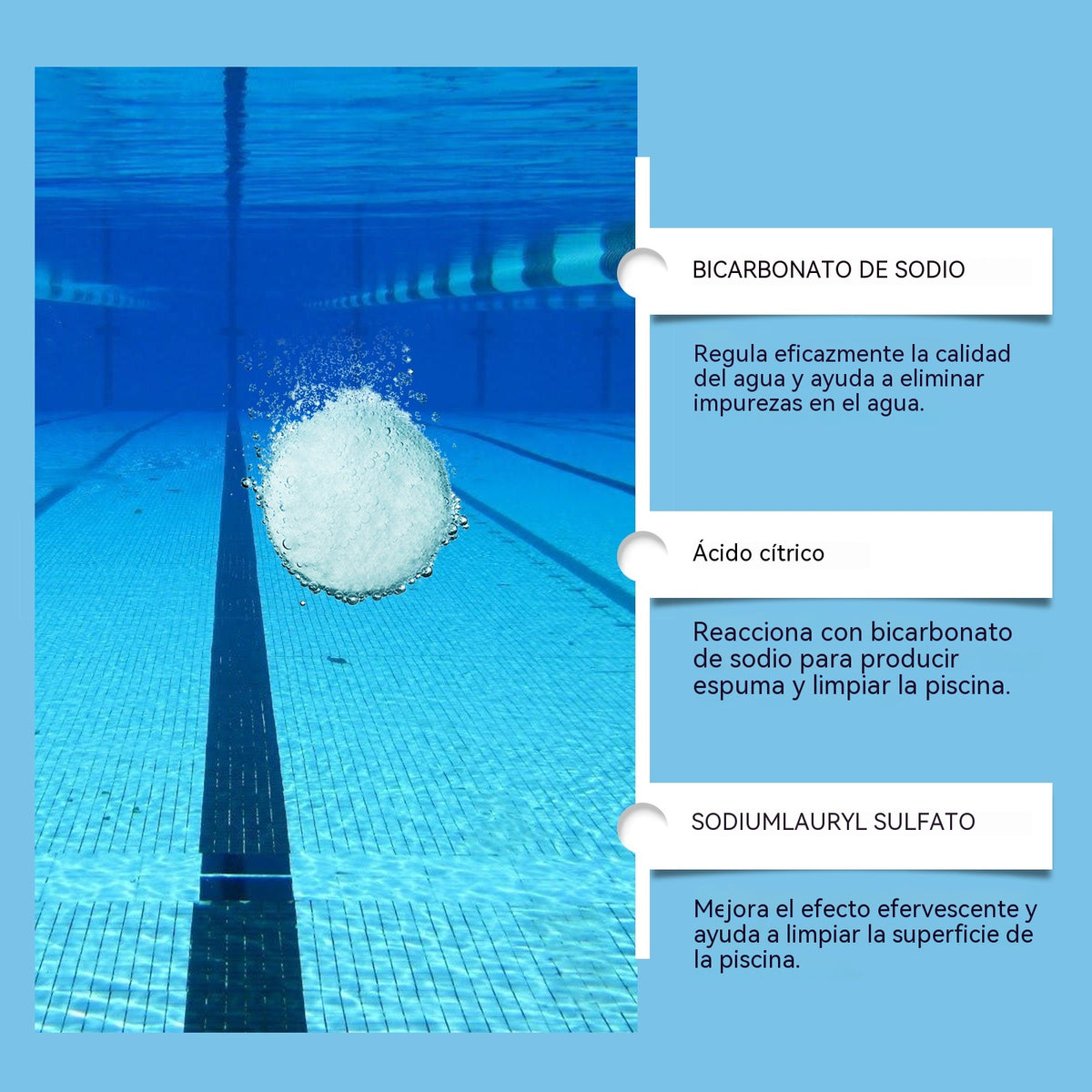 🔥【Kúpte 1, dostanete 1 zadarmo】🏊♀️💧Tablety na čistenie bazénov pre čistú a priehľadnú vodu.