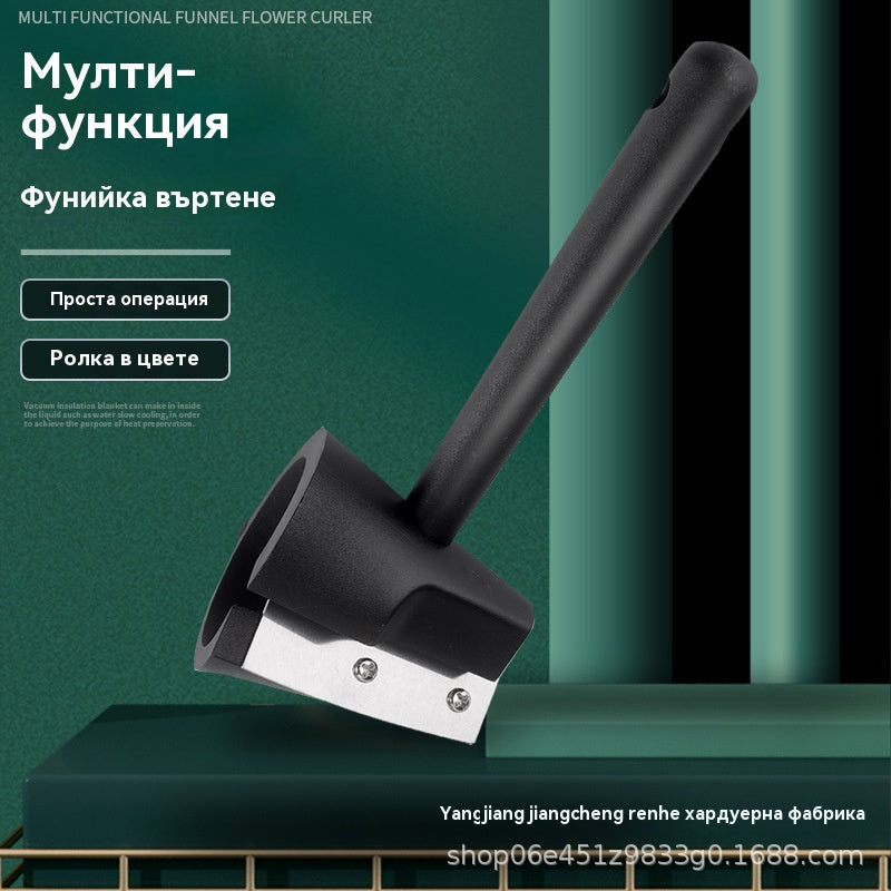 🔥【Купете 1, вземете 1 безплатно】🥕304 Неръждаема стомана Креативен кухненски нож за обелване и нарязване на зеленчуци и плодове.(2 артикула)