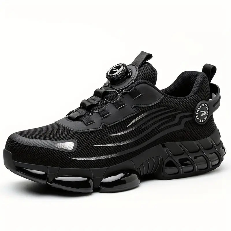 🥾🔥Knauf εργαστικές μπότες, κατάλληλες για καθημερινή χρήση, ανθεκτικές σε κρούση και διάτρηση, με ατσάλινη μύτη, άνετα προστατευτικά παπούτσια, αντιολισθητικά.