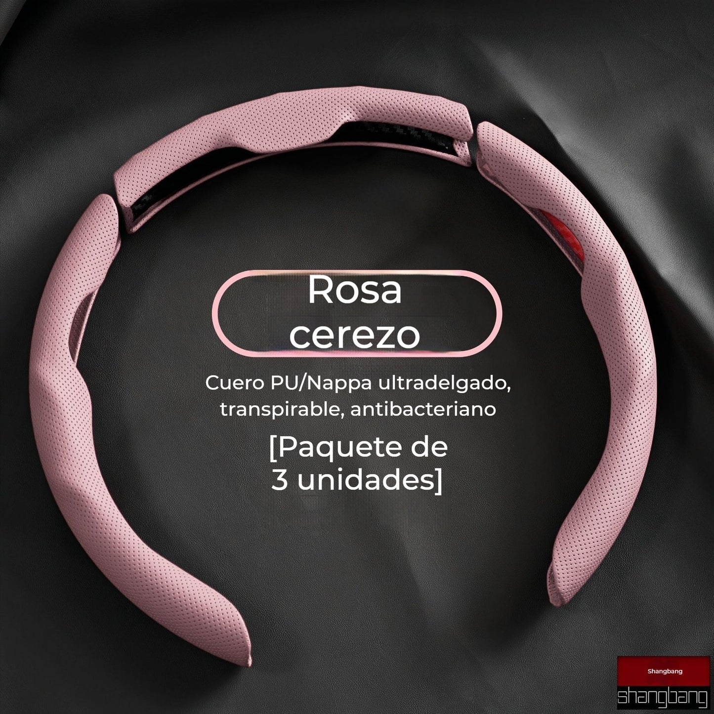 🚗Kožni volan za automobil, pogodan za sva godišnja doba, neklizajući, upija znoj i otporan na habanje.
