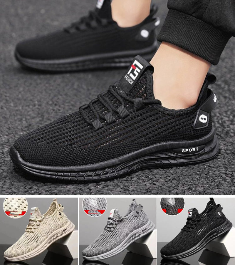 🔥💥👞【39-45】【Cumpără 1 primești 1 gratis】2025 Primăvară și Toamnă Nouă Primăvară și Toamnă Leisure Plasă Respirabil Anti-alunecare Pantofi sport pentru bărbați
