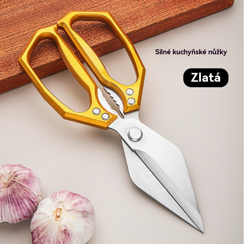 🔥Časovo obmedzená ponuka🔥Multifunkčné, odolné a ostré kuchynské nožnice - ergonomická protišmyková rukoväť pre bezpečné a pohodlné držanie. ✂️👨🍳