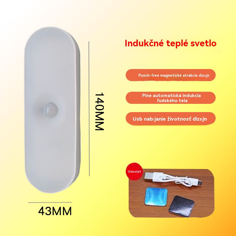 🏡💡【Kúpte 1 a získajte 1 zadarmo】【Len 10,5 eur za kus】Inteligentné LED svetlo so snímaním ľudského tela, ľahko sa nabíja a je praktické – 3 režimy jasu pre každú potrebu osvetlenia!