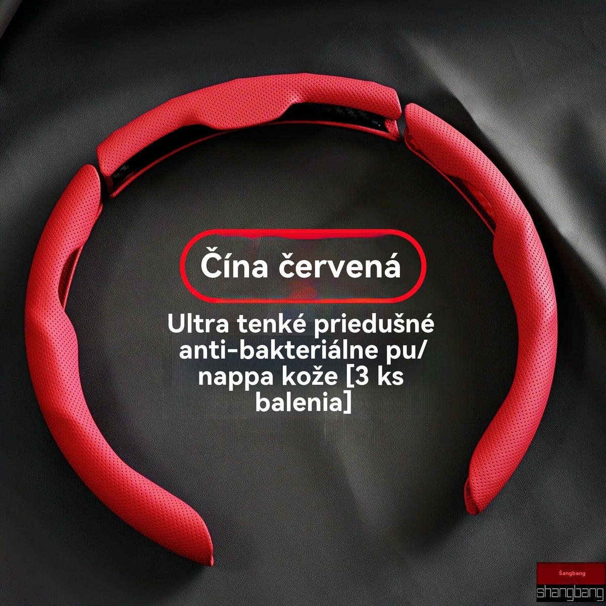 🚗Kožený volant do auta, vhodný pre všetky ročné obdobia, protišmykový, absorbujúci pot a odolný voči opotrebovaniu.