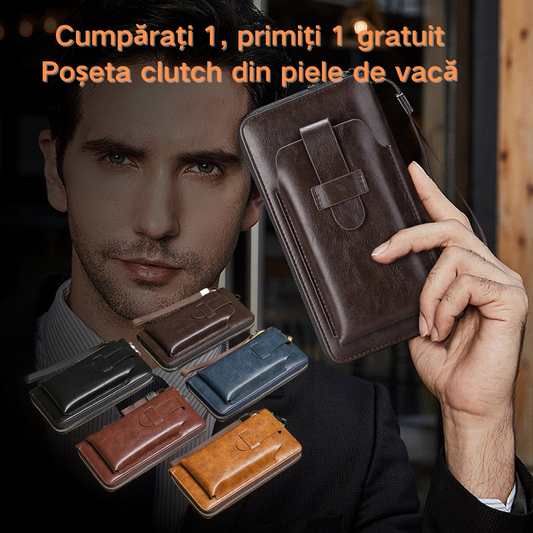 💼【Kupite 1, dobijete 1 besplatno】Muški multifunkcionalni novčanik, ručno rađen, od prirodne kože, najnoviji stil