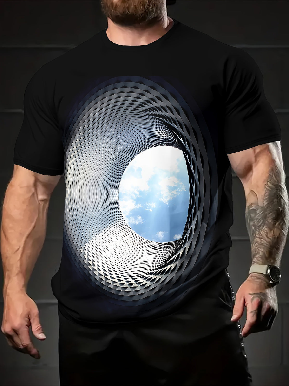 🌀👕【S-5XL】Pánsky top s 3D digitálnou potlačou