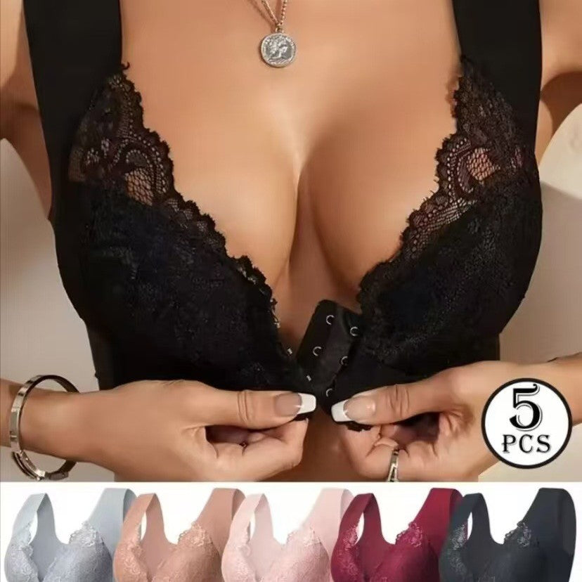 đ„đă40-100 kgăâšđ Podprsenka s push-up zapĂnanĂm vpredu a nĂĄdhernou Äipkovou ozdobou vzadu