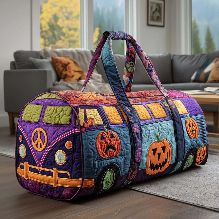 🔥【50% zľava】💥【(18x9x9) palcov】Cestovná taška Hippie Van s polstrovanou výstelkou, sú štýlové a majú veľkú kapacitu.