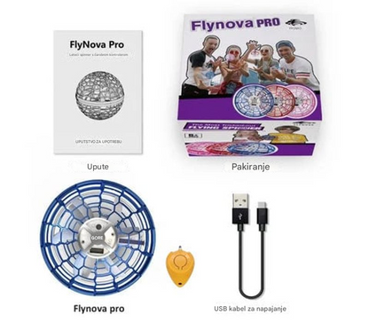 🛸🪐🌀【Kupi 1, dobi 1 gratis】🔥 UFO pametna indukcijska vrteća lopta, čarobna leteća lopta, visjeća lopta, magija koja svijetli vrhom prsta