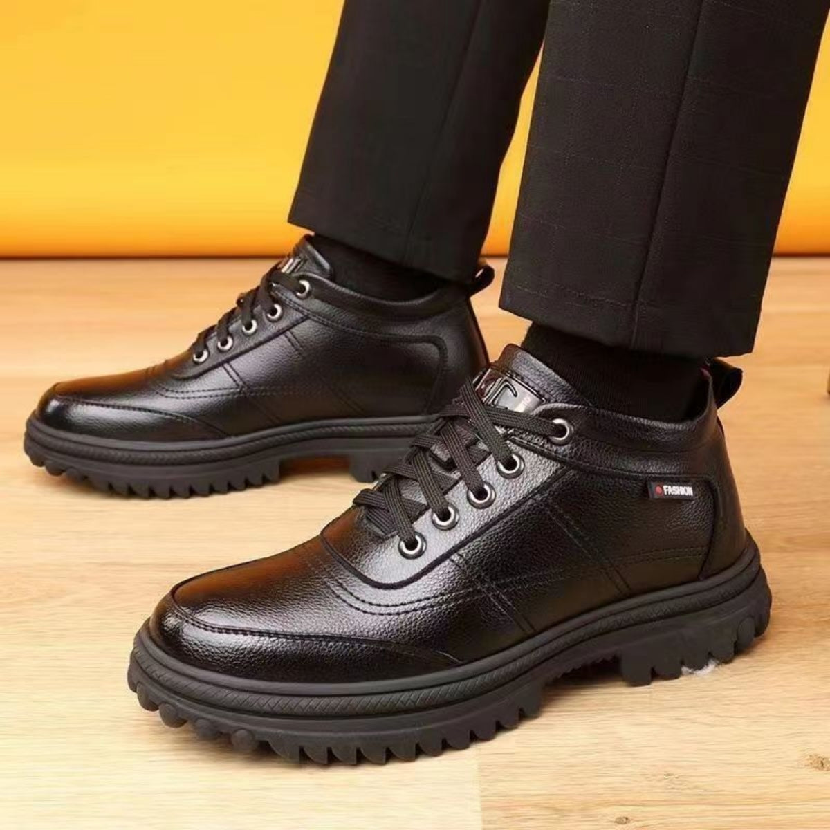 🌞💥【Wyprzedaż zimowa】【39-44】Stylowe męskie buty skórzane z ociepleniem – wygoda, ciepło i elegancja na chłodne dni. idealne na zimę!