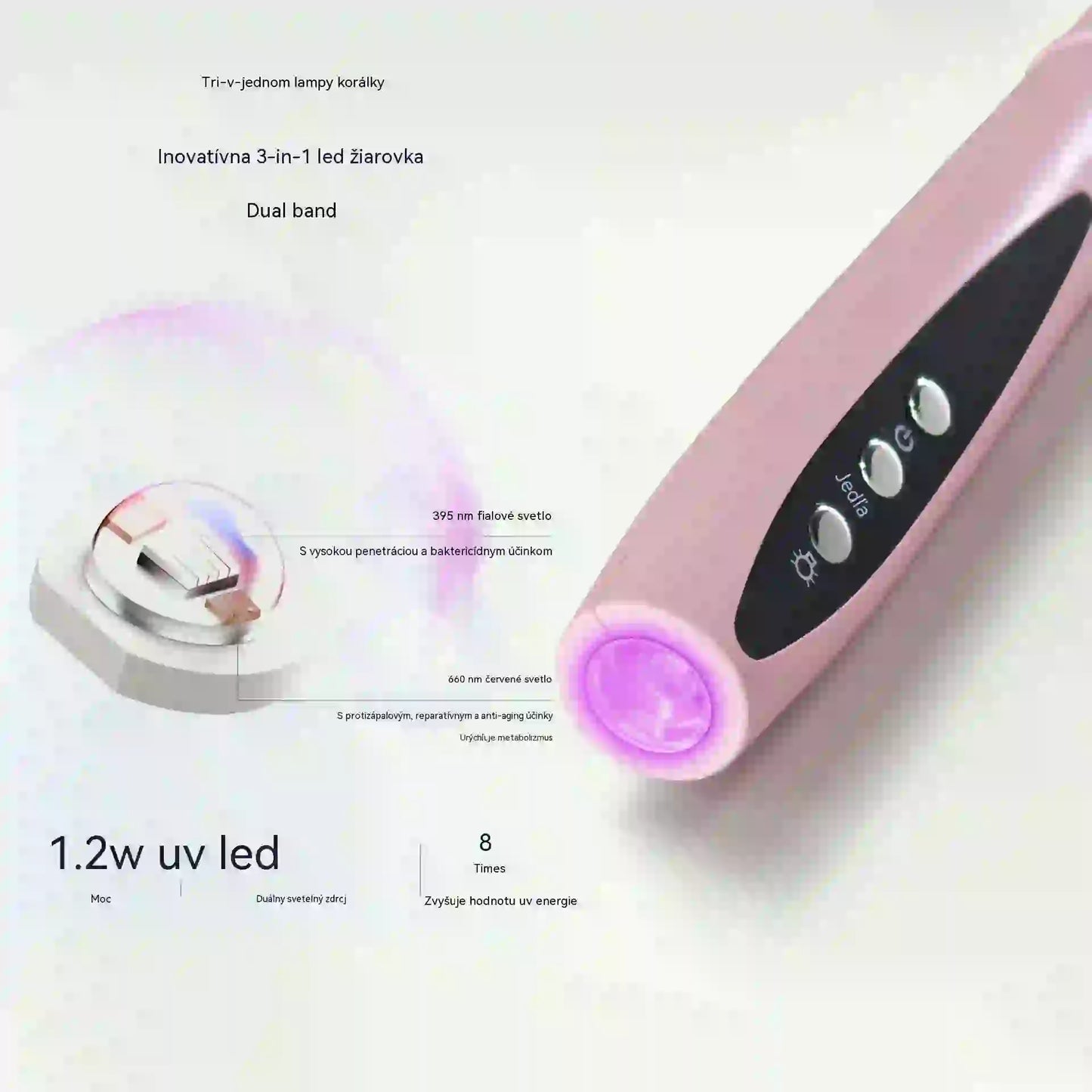 💅✨Prenosná elektrická brúska na nechty 2 v 1 s UV lampou