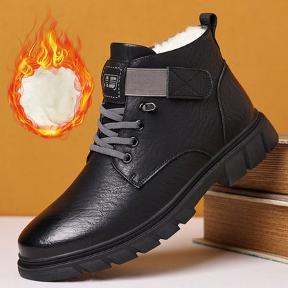 ❄️【Najlepiej sprzedające się produkty】【39-44】 Męskie zimowe skórzane buty – Ocieplane, wodoodporne i idealne na zimowe dni! Komfort i ciepło na każdym kroku! 🥾