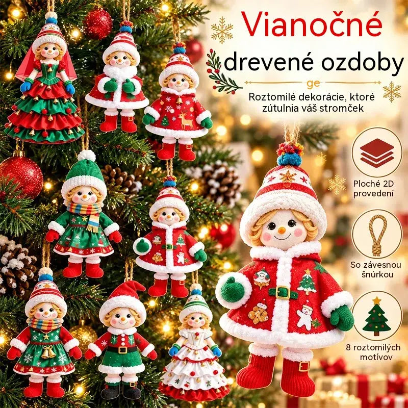 🎄【20 kusov】🎅Roztomilé vianočné ozdoby✨