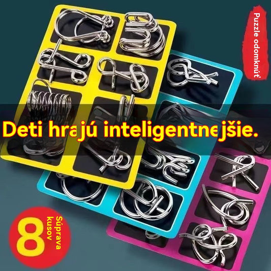 🎁💫【Najprodavaniji - 50% popusta】💥【Cijena 9.3 EUR po komadu】Nova kreativna metalna slagalica, razvija razmišljanje i povećava strpljenje, pogodna za sve