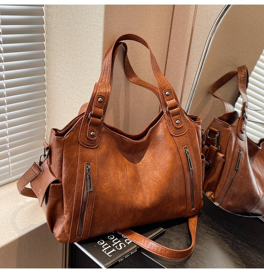 🔥🔥【Горещи продажби】👜Елегантна дамска чанта от еко кожа – стил, комфорт и практичност за всеки ден