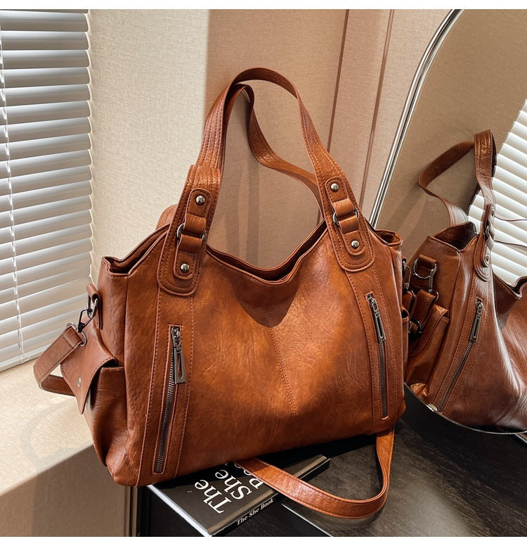 🔥🔥【Горещи продажби】👜Елегантна дамска чанта от еко кожа – стил, комфорт и практичност за всеки ден