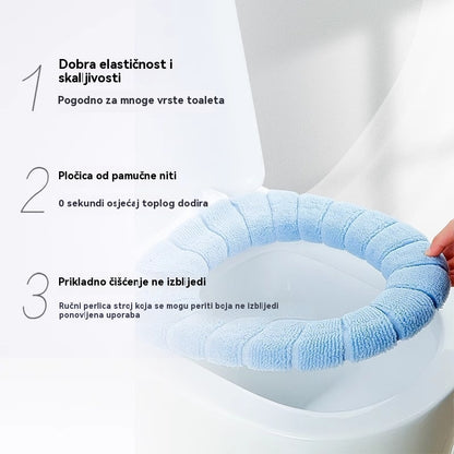 🔥【Kupite 2, dobijte 2 gratis】🔥Univerzalna zimska topla WC daska