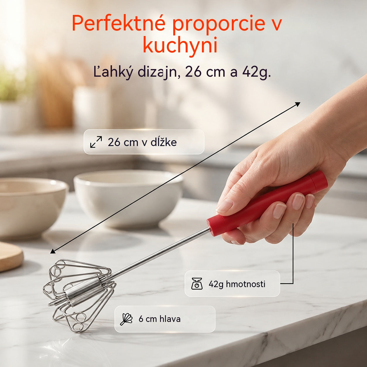 🥳Kúpte 1, získajte 1 zadarmo🥳🥚Poloautomatická manuálna metlička na vajcia: stlačte a roztočte – nie je potrebná elektrina. ✨🧁【2 položky】