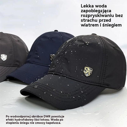 💥【Najlepiej sprzedające się style zimy】🧢Męska ciepła czapka jesienno-zimowa, czapka z daszkiem z podszewką z polaru i osłoną przeciwsłoneczną
