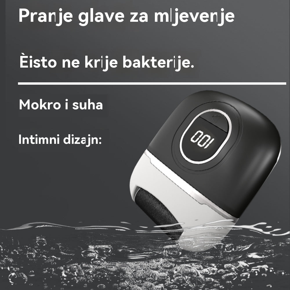 ✨【Kupi 1, dobi 1 gratis】🔥【14 € po komadu】🦶 Električni odstranjivač žuljeva i mrtve kože – snažan motor, 3 izmjenjiva nastavka i LED zaslon za glatka i zdrava stopala kod kuće! (2 stavke)