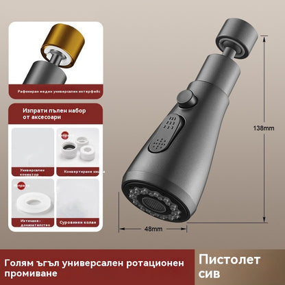 🚰Kúpte 1, získajte 1 zadarmo🔥【Filtračná kazeta zadarmo】360° otočná filtračná tryska na batériu