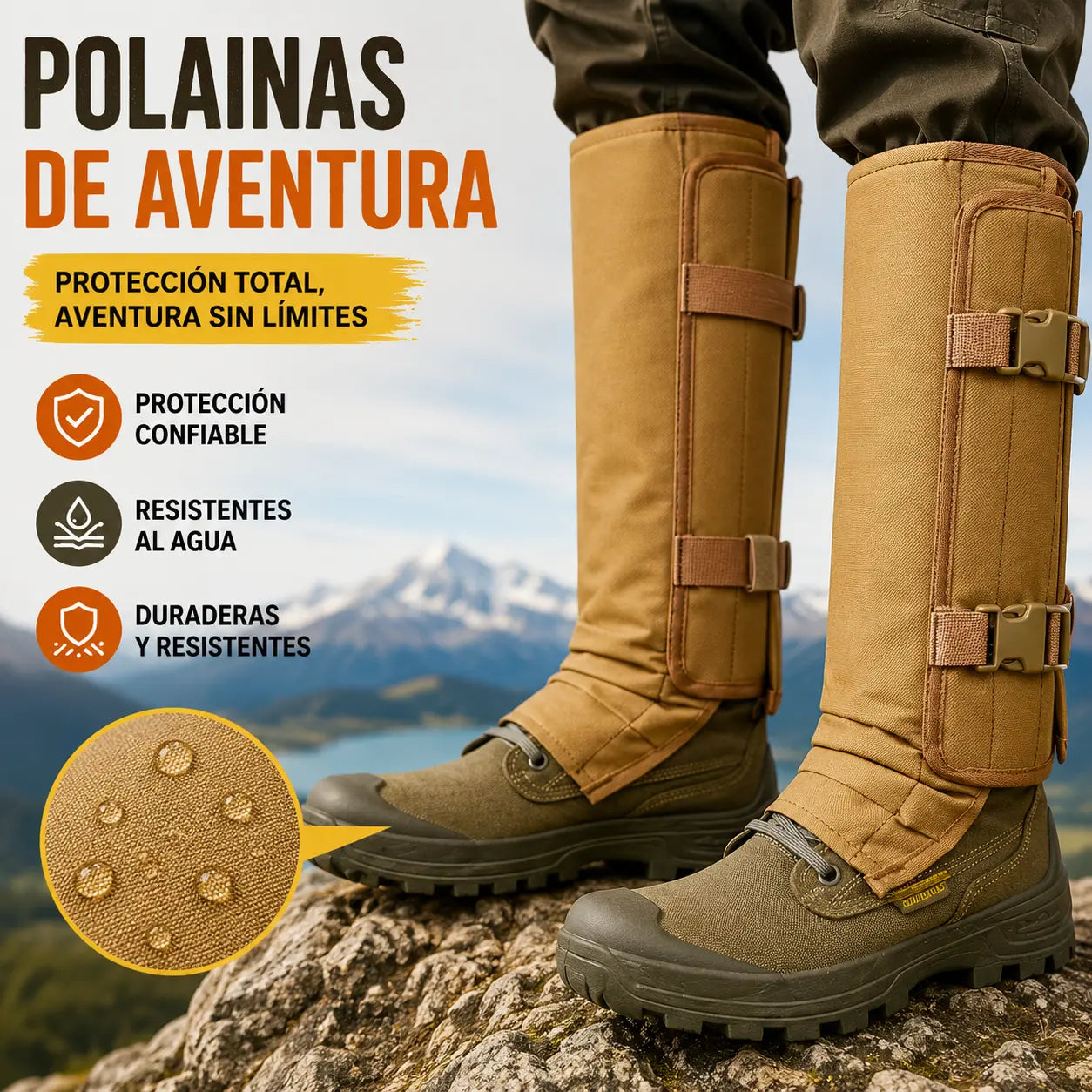 📢📢 ZĽAVA 50%!🚶‍♂️Nastaviteľné unisex outdoorové návleky, odolné voči hadom, vyrobené z odolnej a oderuvzdornej látky, vhodné na poľovníctvo a turistiku.