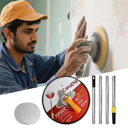 💥🧹【Най-продаваните продукти】9-инчов радиален шлифовъчнa платформа за стена с винтово окачване – съвместима с различни дръжки и лесна за използване