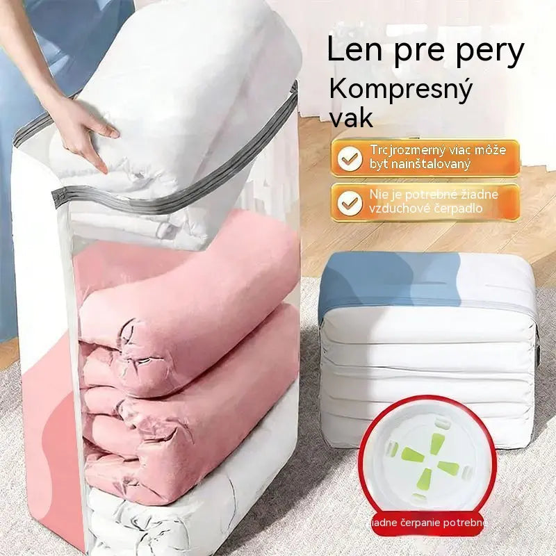 🧳 5 položiek 💨 Veľké stlačiteľné vákuové úložné vrecká: Nie je potrebné žiadne vzduchové čerpadlo, nepriepustné, ideálne na úsporu miesta v kufri a doma ✈️