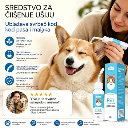 🐶Kupite jedan, drugi dobijete gratis 🐱 Sredstvo za čišćenje ušiju za ublažavanje svrbeža ušiju kod pasa i mačaka.