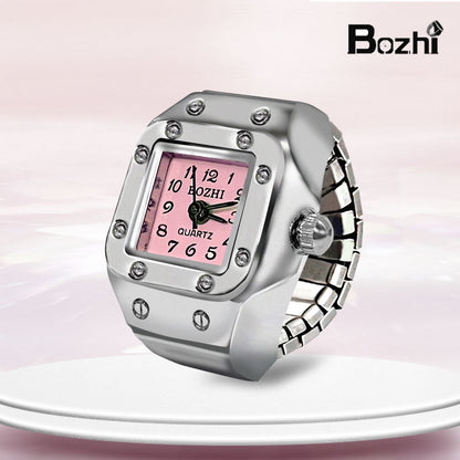 🎁【50% zľava】💍 Elegantný prsteň s mini hodinkami: praktický a elegantný doplnok, kreatívny a štýlový darček, štýlový doplnok pre ženy aj mužov