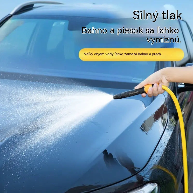 🏆Posledný deň pre špeciálnu ponuku! 🔥Domáca vysokotlaková pištoľ na umývanie auta s posilňovacou tryskou a hadicou 👍💦