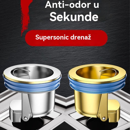 🔥Kupi 1, dobi 1 gratis🔥【Jedan samo 12 eura.】🚿 Univerzalni mesingani podni sifon s antimikrobnom i dezodorirajućom jezgrom. Blokira insekte i sprječava povratni protok zraka (2 komada)✨