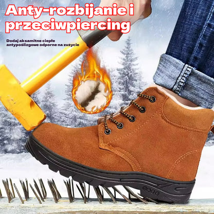 🌞👞【40-45】Męskie zimowe, ciepłe i wygodne buty śnieżne z polarową wyściółką, niezbędny element zimowej garderoby.