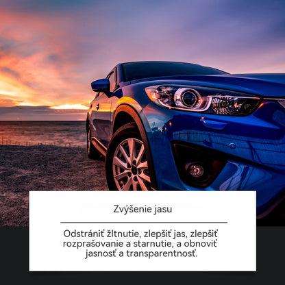 🥇💦🚗Sada na opravu svetlometov pre staršie autá, profesionálny čistič svetlometov – Obnovuje jasnosť, zlepšuje viditeľnosť v noci