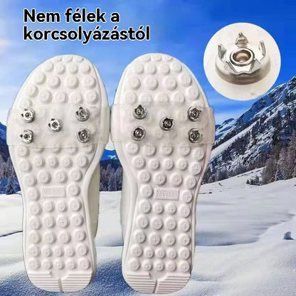 👴🚶🏔️❄️【Kúpte 2 a získajte 2 zadarmo】Neviditeľné päťhroté protišmykové mačky, vonkajšie mačky, vhodné na turistiku v snehu, horolezectvo, lezenie po skalách a zimné ľadové povrchy, nevyhnutnosť pre seniorov. (8 položiek)
