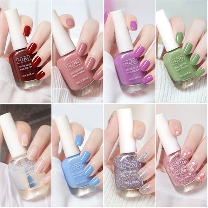 🔥✨【Купете един, вземете два безплатно】💅🌈Сменяем, бързосъхнещ лак за нокти без изпичане