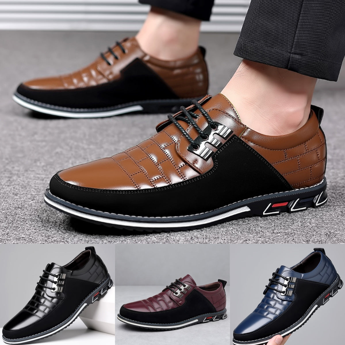 👞🔥【Novedades Invierno 2025】🎄【39-45】Zapatos de cuero cómodos y elegantes para hombre – Diseño moderno, confort excepcional, durabilidad y estilo para cada ocasión.