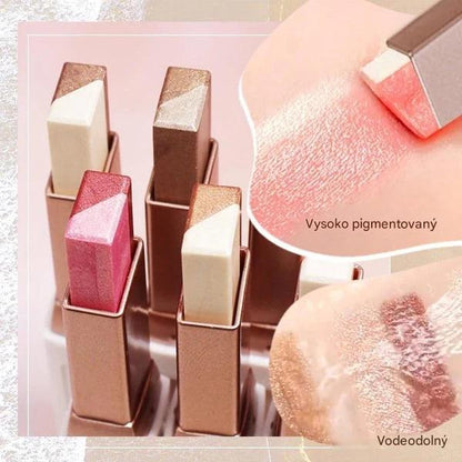 ✨💄【50% zľava】😍Táto tyčinka na očné tiene 2 v 1 okamžite rozjasní vašu pleť a vytvorí bezchybný vzhľad! 🔥【Balenie 6 kusov】