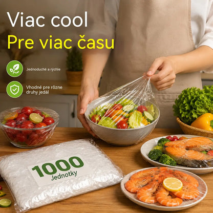 🔥【300 ks】Jednorazové obaly na potraviny vyrobené z potravinárskeho materiálu, rýchle a jednoduché na uchovanie čerstvosti potravín.