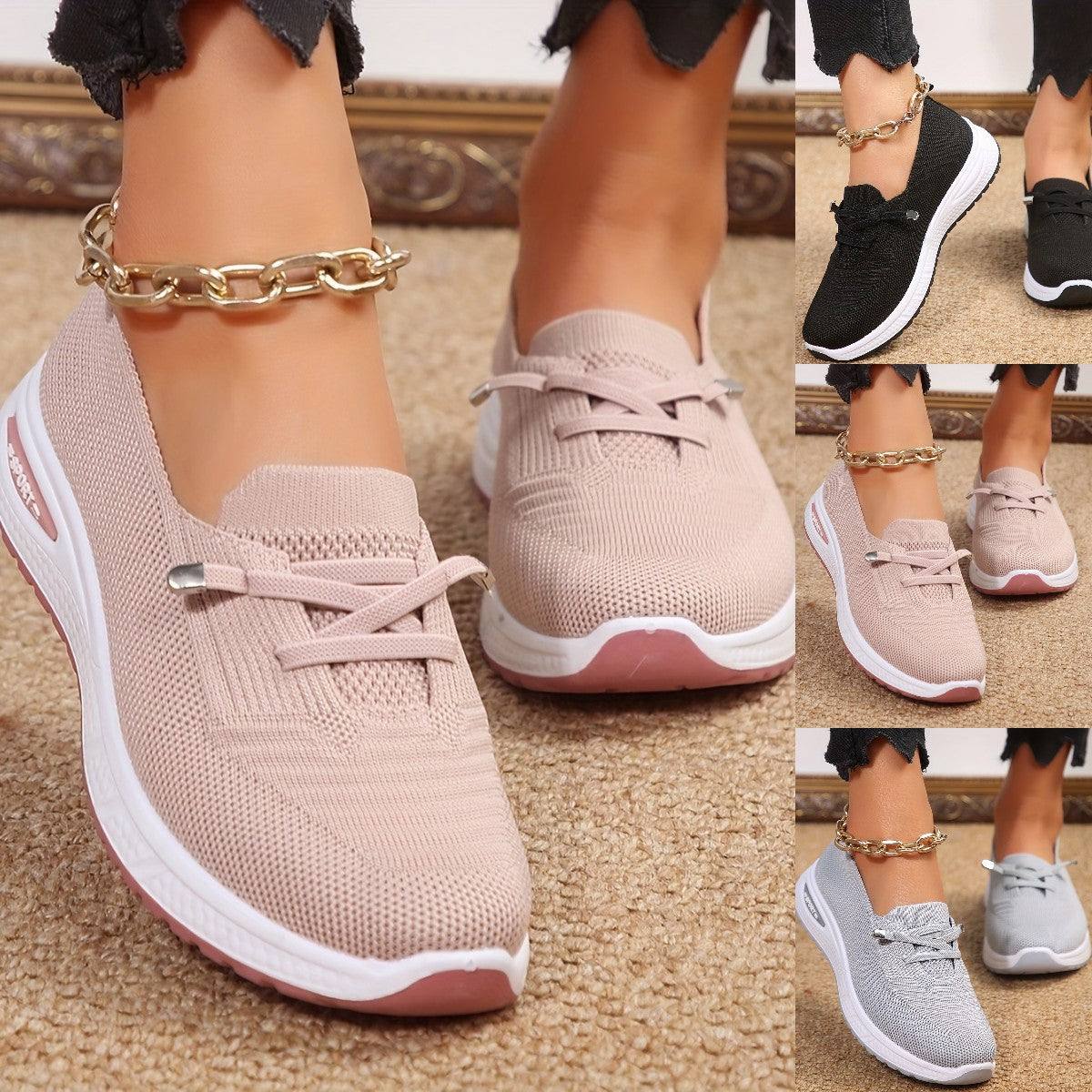 💖🎁【50 % zľava】【36-41】Ľahká a pohodlná dámska voľnočasová obuv – pohodlná, ľahká a ideálna na každý deň | bez šnúrok