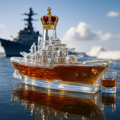 🚢 Комплект бутилки уиски със забавни дизайни | Бутилки уиски Submarine | Оригинални подаръци и стилен декор за бар