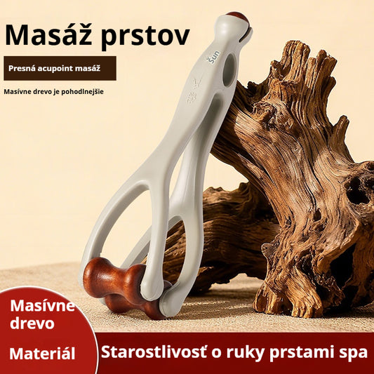 🎁💸【Kúpte 2, získajte 2 zadarmo】🌿 Masážny prístroj na prsty z masívneho dreva: Valčeky z prírodného dreva pomáhajú odblokovať kĺbové meridiány a zmierniť únavu rúk.【4 kusy】🌿