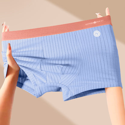 ⏳🩲[Оферта за ограничено време]🔥(6 броя) Мъжки боксерки от 100% памук – Удобни и дишащи, с еластичен колан и меко усещане за комфорт през целия ден. Идеални за ежедневно носене.