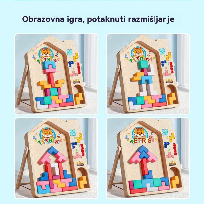 👶🌈🧩Kupite 1, dobijte 1 gratis【2 stavke】🔥Tetris slagalice, edukativne igračke za trening dječjeg mozga, prosvjetljeno razmišljanje